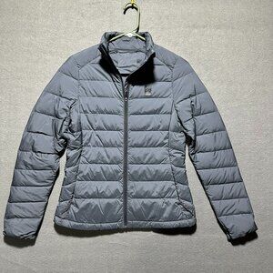 Trew Gear Super Down Shirt Quilted Puffer Jacket Womens XS Black 750+ Full Zip